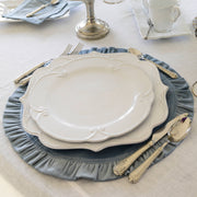 Bella Bianca Rosette Dinner Plate
