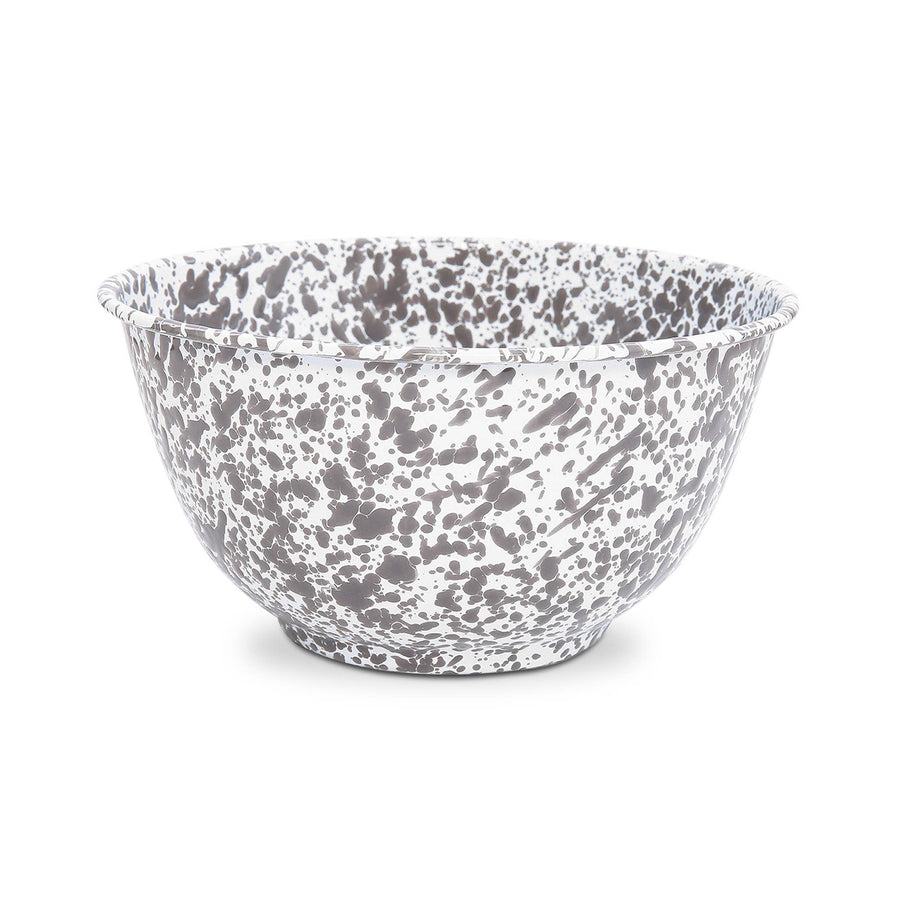 Splatter Enamelware Large Salad Bowl