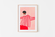 The Woman With The Red Skirt
