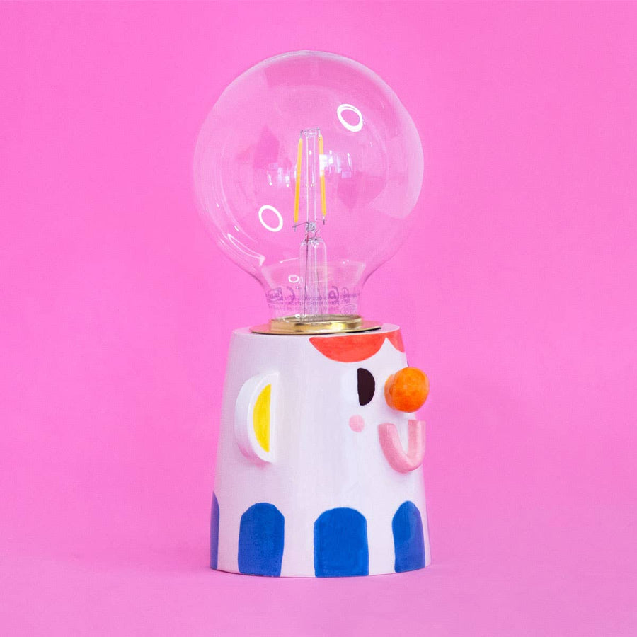 Blue / Good Friend Ceramic Lamp