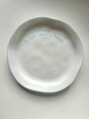Statement Plate - 'I tried really hard'