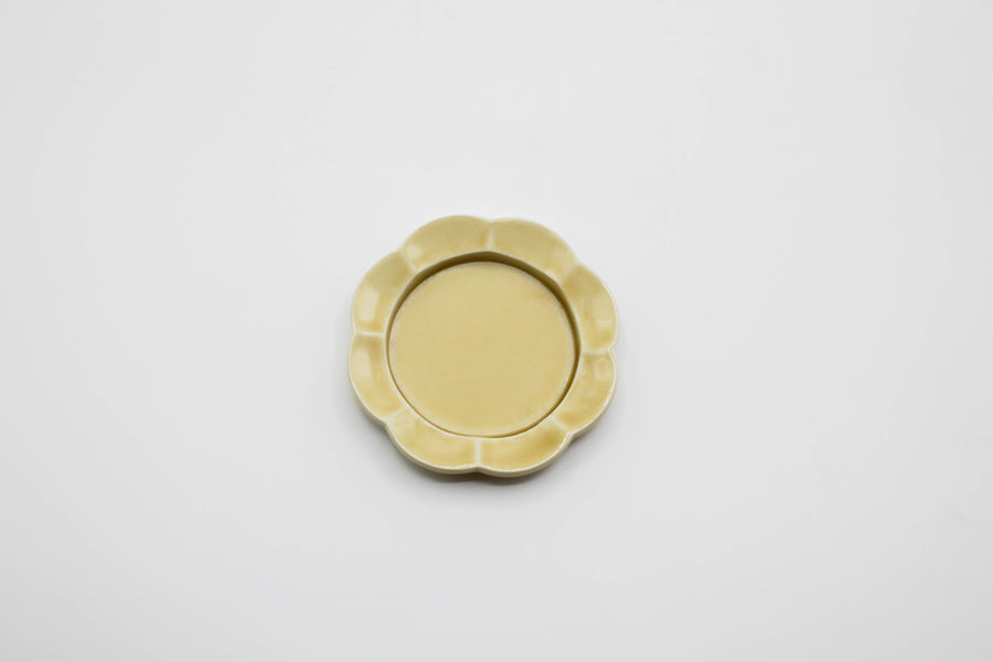 Flower Kiseto (Yellow) incense tray