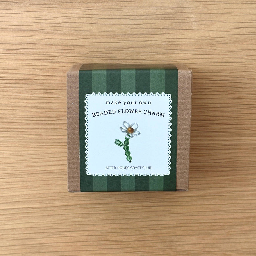 Beaded Flower Charm Craft Kit