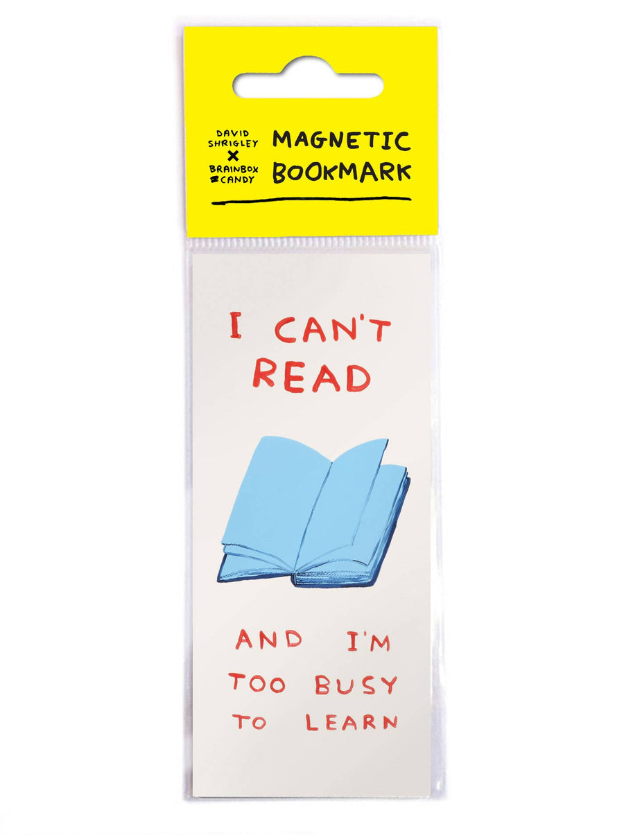 Magnetic Bookmark - I Can't Read