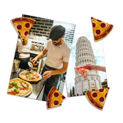 Colorful PIZZA magnets ICONIC packaging s/4