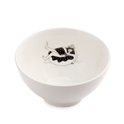 Bowl donut floating girl