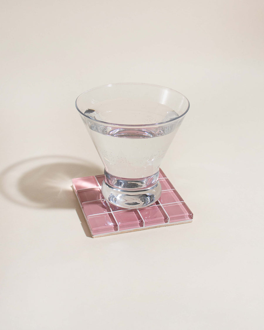 GLASS TILE COASTER - It's Heart