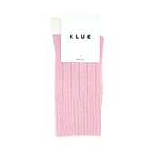 KLUE Merino Wool Banded Socks | Pink