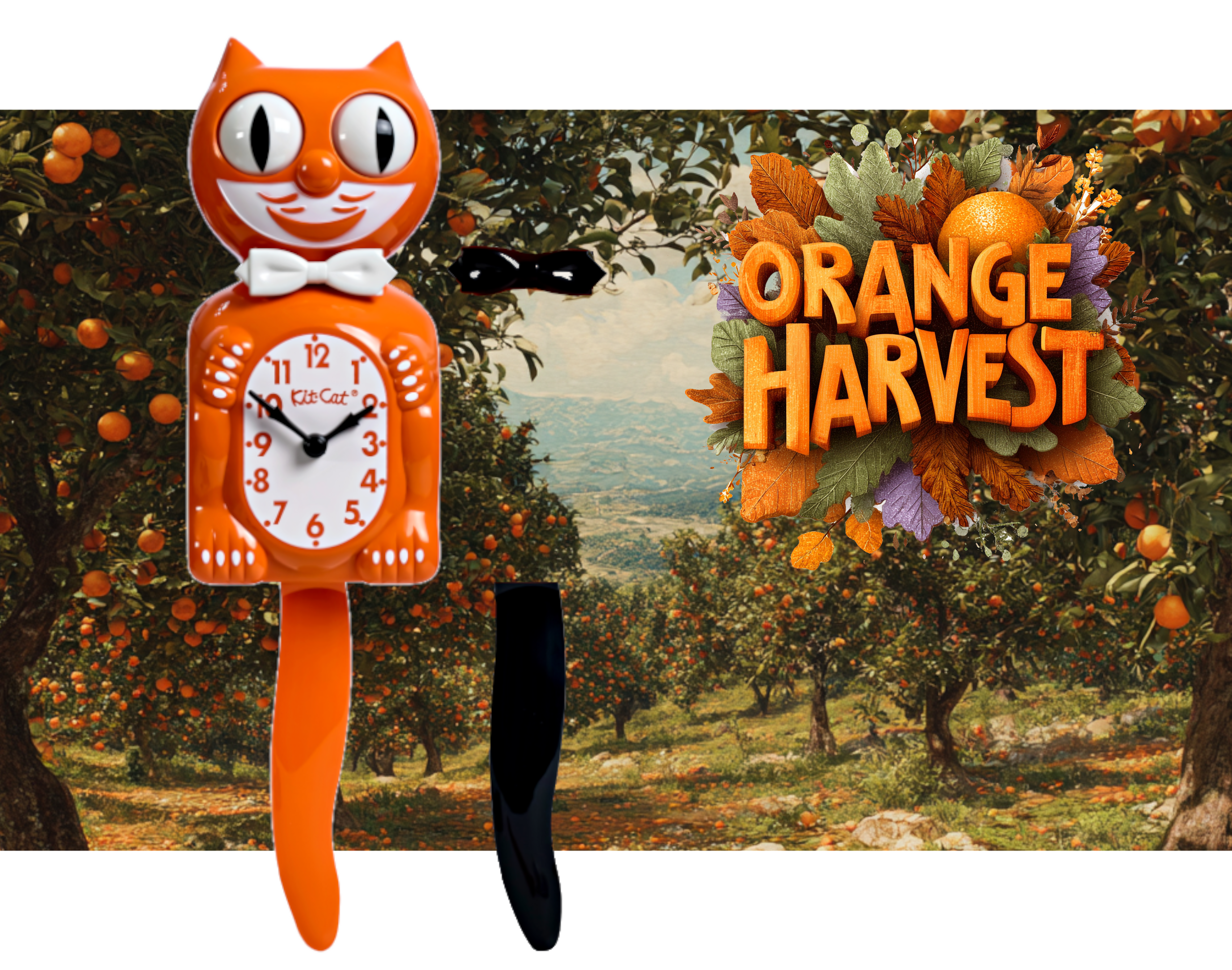 Orange Harvest Kit-Cat Klock