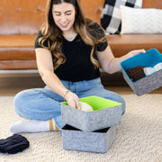 Felt·like·it!™ 9x9 storage bins
