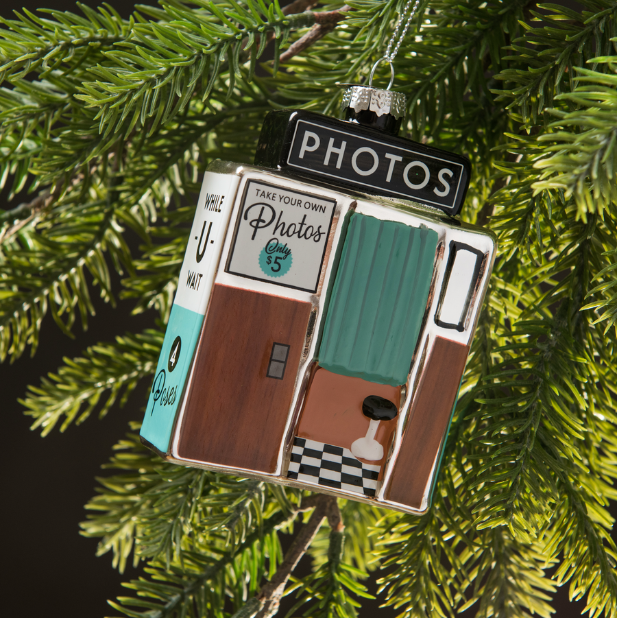 Photo Booth Holiday Ornament – Christmas Deco
