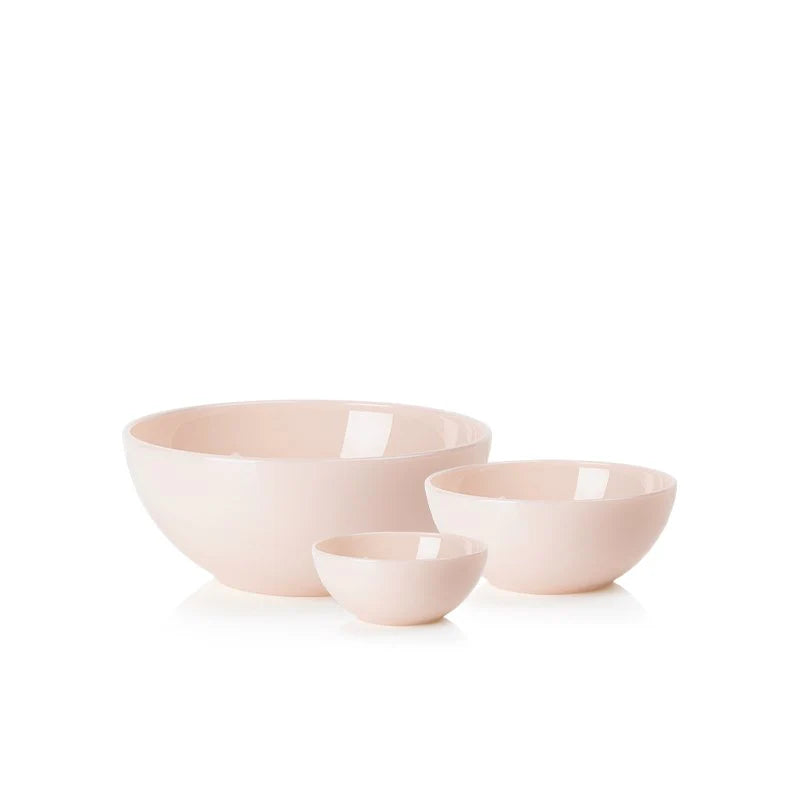 Milk Glass Bowl | Peach