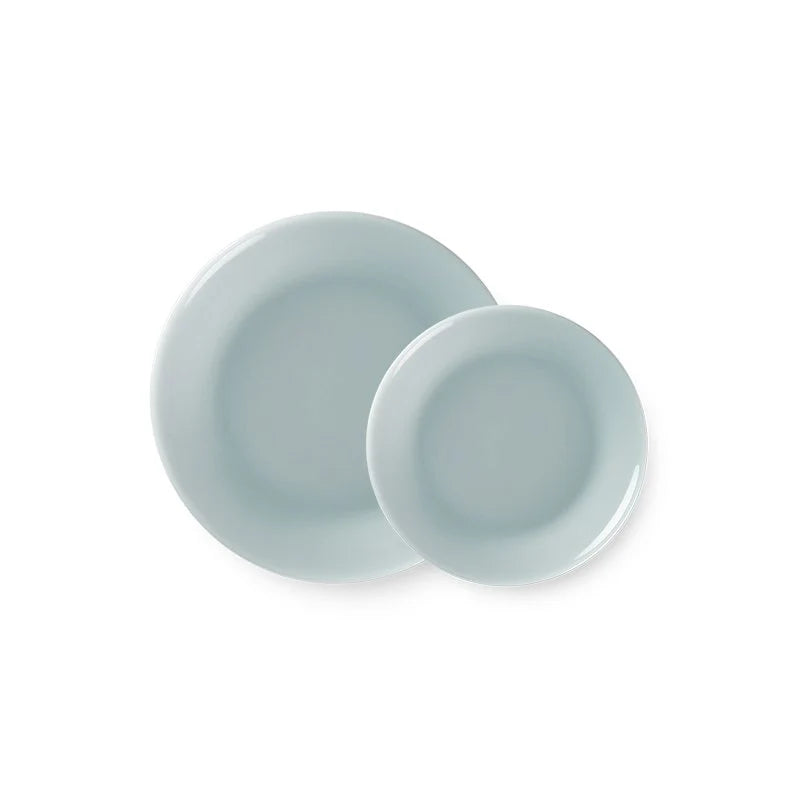 Milk Glass Plate | Blue