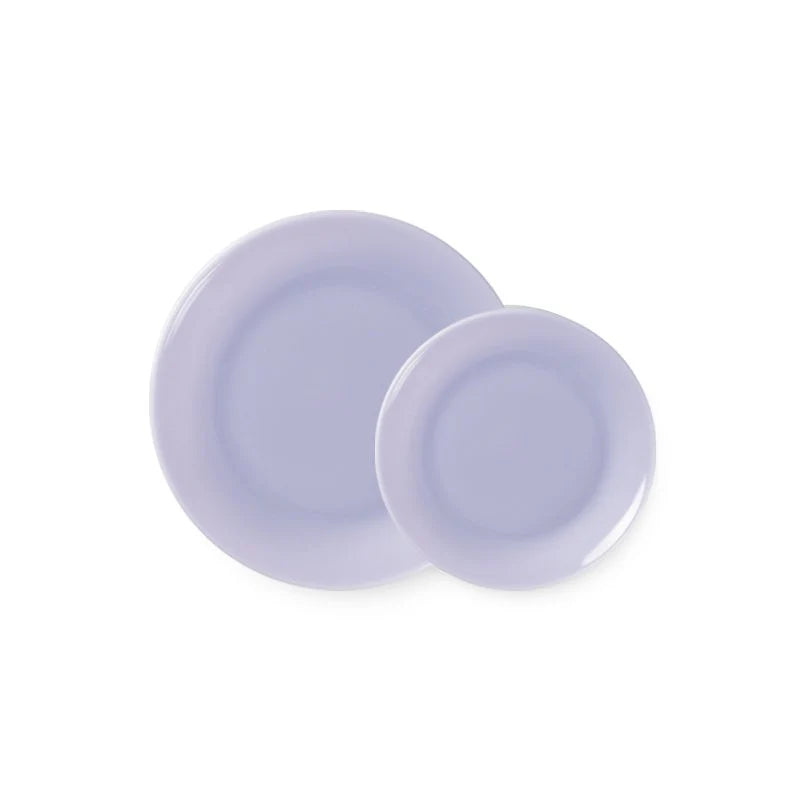 Milk Glass Plate | Lavender