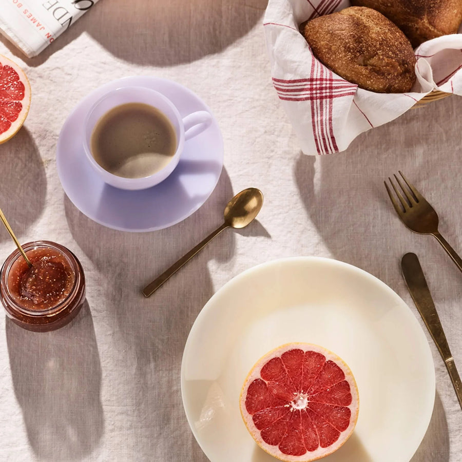 Milk Glass Cup | Lavender