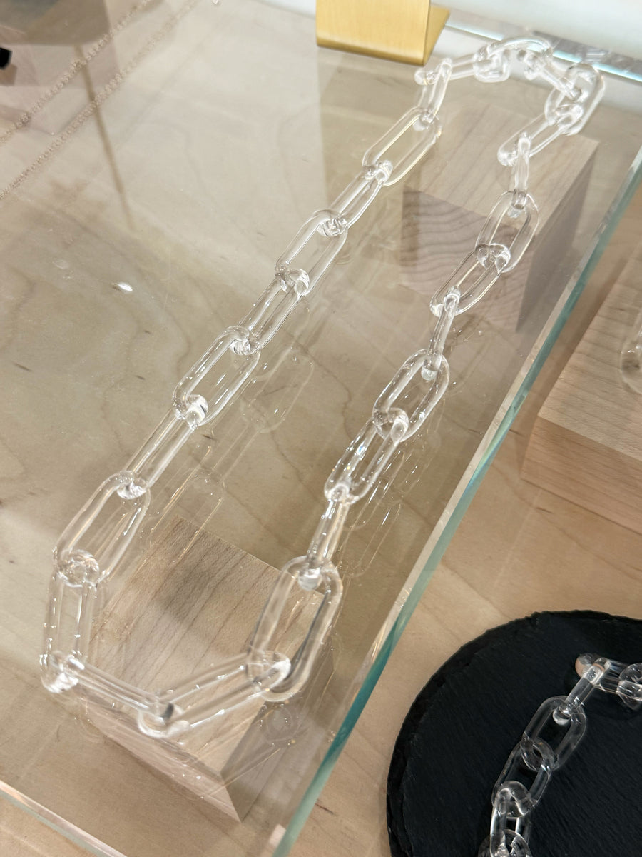 Glass Chain Necklace