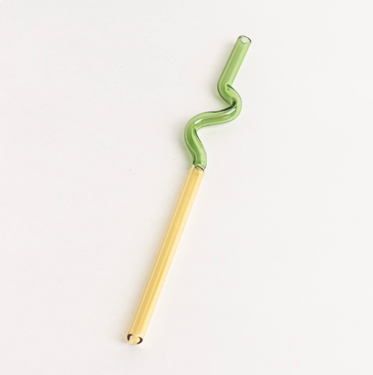 Curvy Glass Straw
