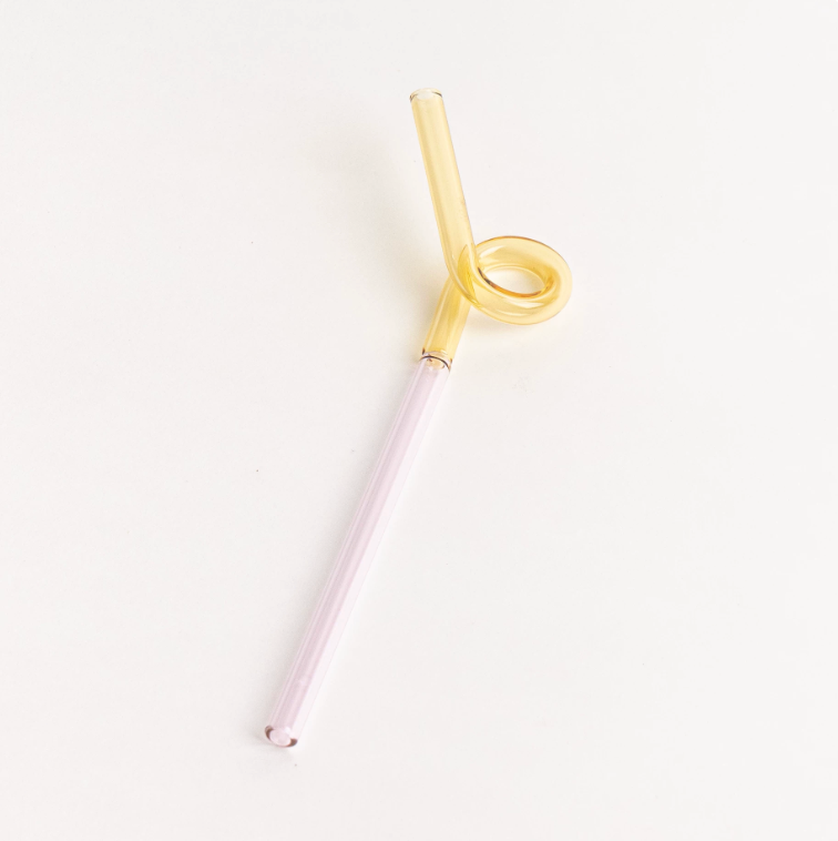 Curvy Glass Straw
