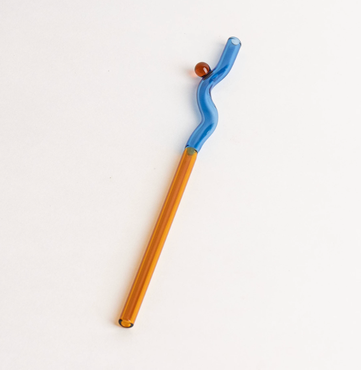 Curvy Glass Straw